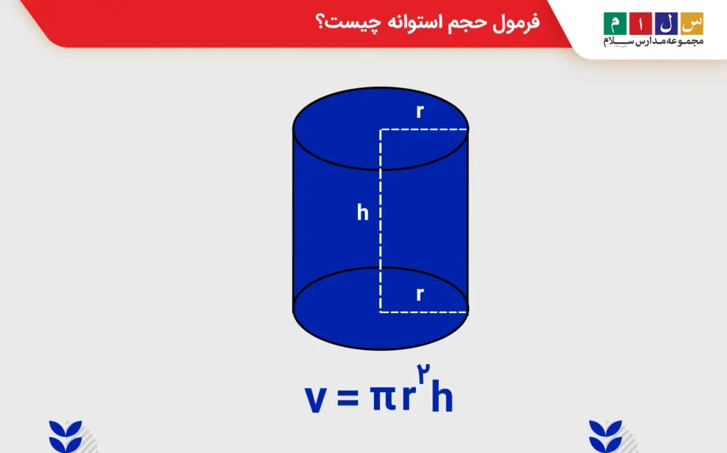فرمول حجم استوانه چیست؟