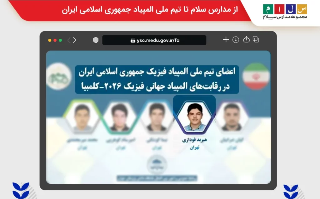 ورود به تیم ملی المپیاد جمهوری اسلامی ایران از باشگاه دانشپژوهان جوان