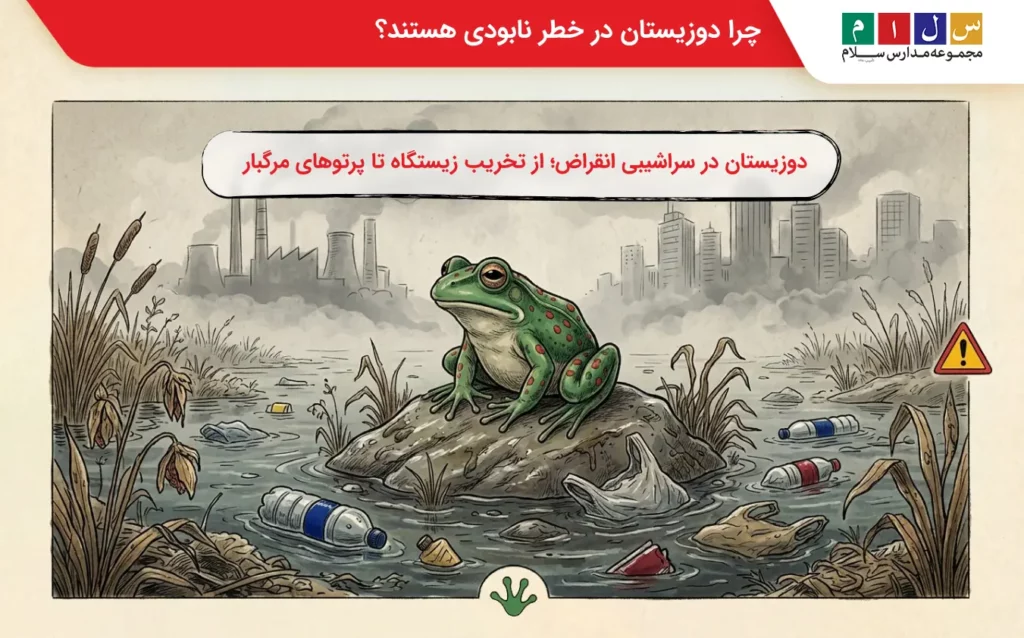 چرا دوزیستان در خطر نابودی هستند؟