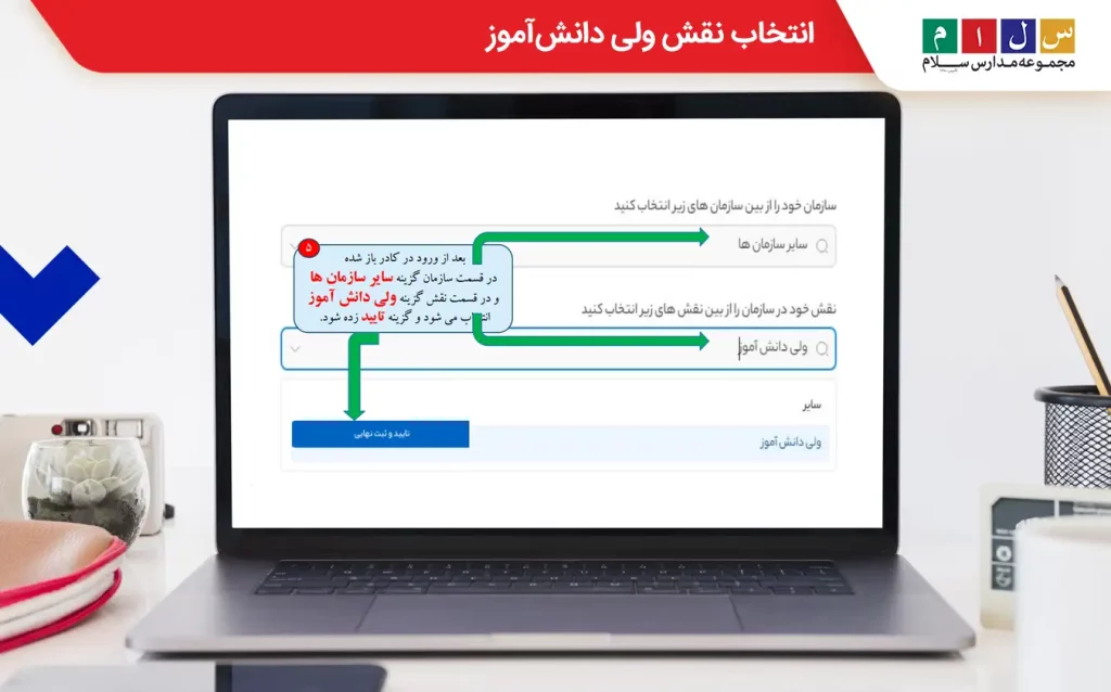 انتخاب نقش ولی دانش‌آموز؛ گام چهارم نوبت گیری سنجش سلامت


