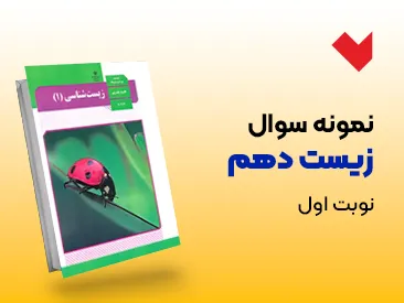 نمونه سوال زیست دهم نوبت اول