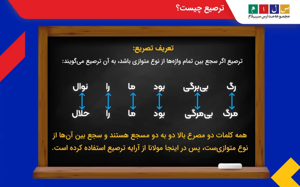 ارتباط ترصیع و موازنه با سجع
