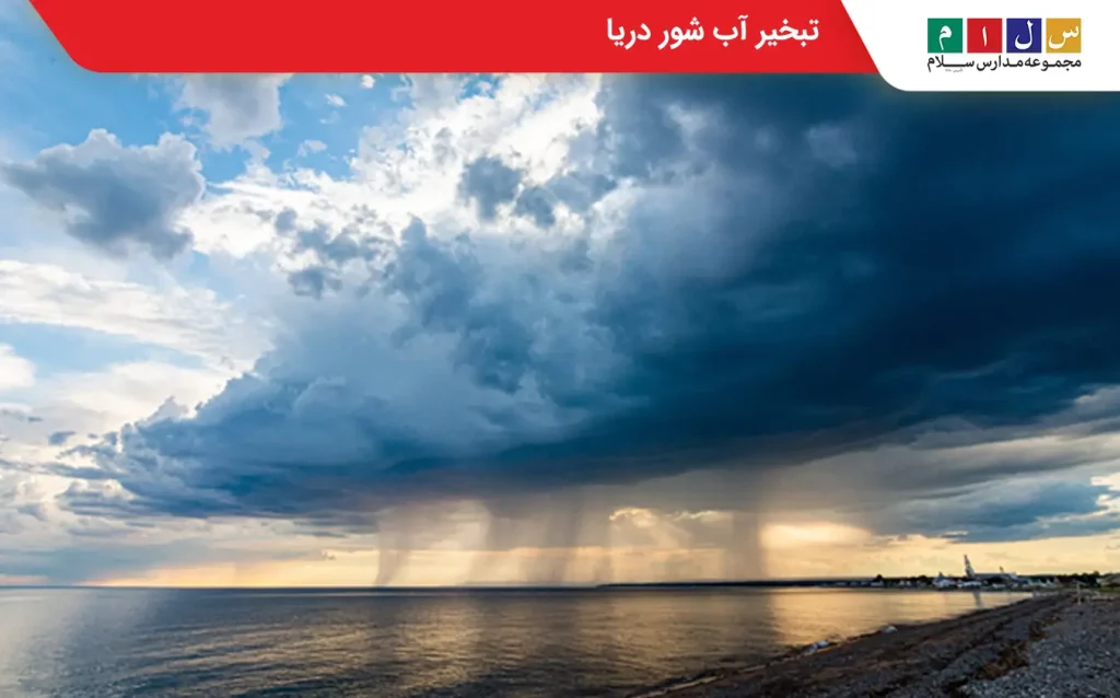 تبخیر آب شور دریا