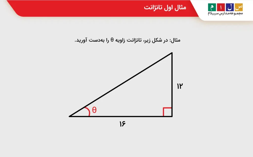 مثال اول تانژانت
