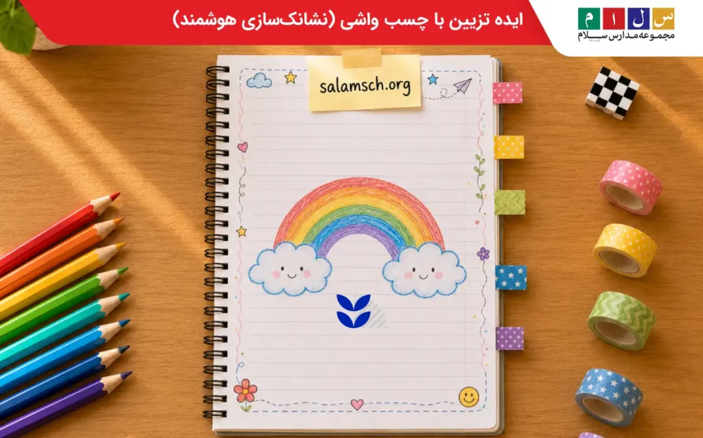 ایده تزیین با چسب واشی (نشانکسازی هوشمند)