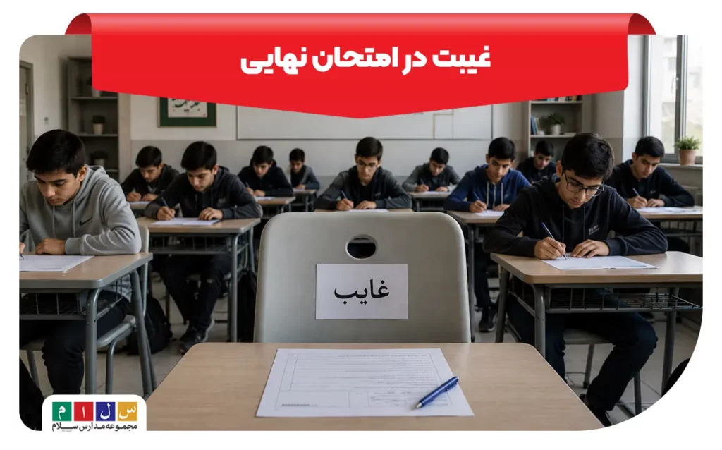 غیبت در امتحان نهایی