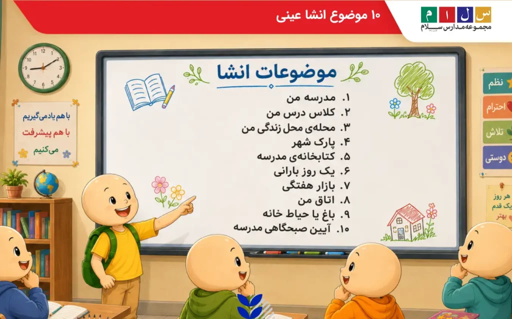 موضوع انشا عینی